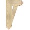 Ekena Millwork Traditional Arts & Crafts Rough Sawn Bracket, Douglas Fir, 6"W x 18"D x 30"H BKT06X18X30TRA03RDF - alternate 4